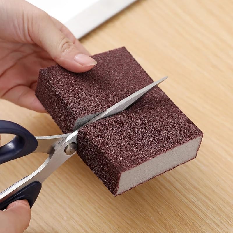 2pcs Replacement Cleaning Sponge Rust Removal Scrubber Eraser Clean Brush Pot Pans Washing Kitchen Tool
