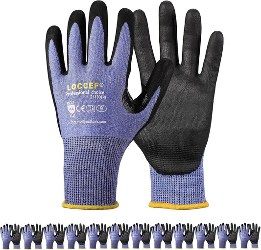 Level 5/A4 Cut Resistant Work Gloves, Touchscreen