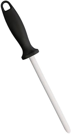 5 Inch Ceramic Knife Sharpener Honing Rod,Professional Knife Sharpening Tool,Ceramic Honing Rod for Chef's Knife and Kitchen Knife