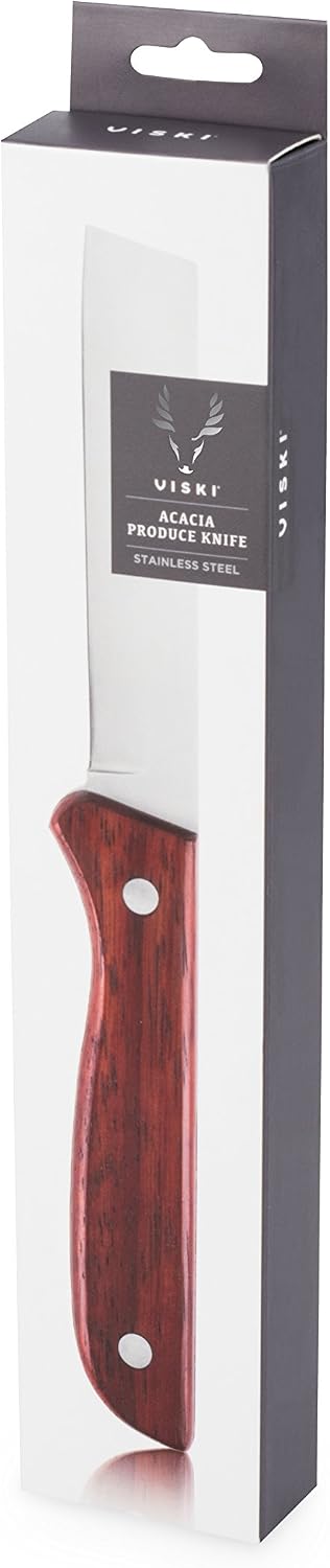 Professional Acacia Produce Knife
