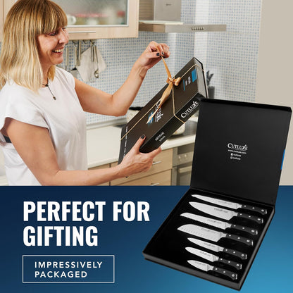Chef Knife Set, 3 PCS Professional Chef's Knife Set – Razor Sharp German Steel, Full Tang, Ergonomic Handles - Artisan Series