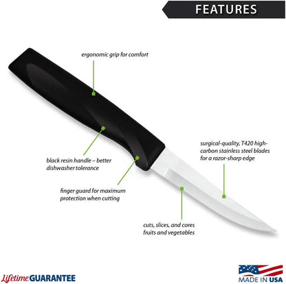 Anthem Heavy Duty Paring Knife (W403), Black