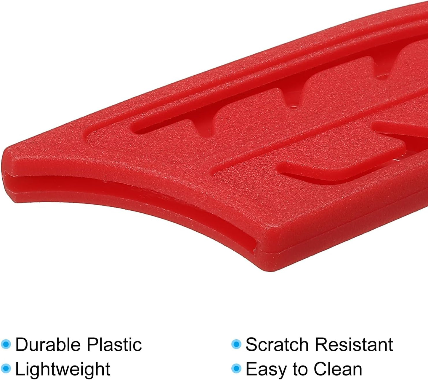 Plastic Safety Knife Cover Sleeves for 3" Paring Knife, 2 Pack Knives Edge Guard Blade Protector Universal Knife Sheath for Kitchen, Red