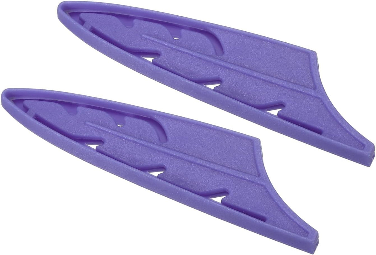 Plastic Safety Knife Cover Sleeves for 3" Paring Knife, 2 Pack Knives Edge Guard Blade Protector Universal Knife Sheath for Kitchen, Red