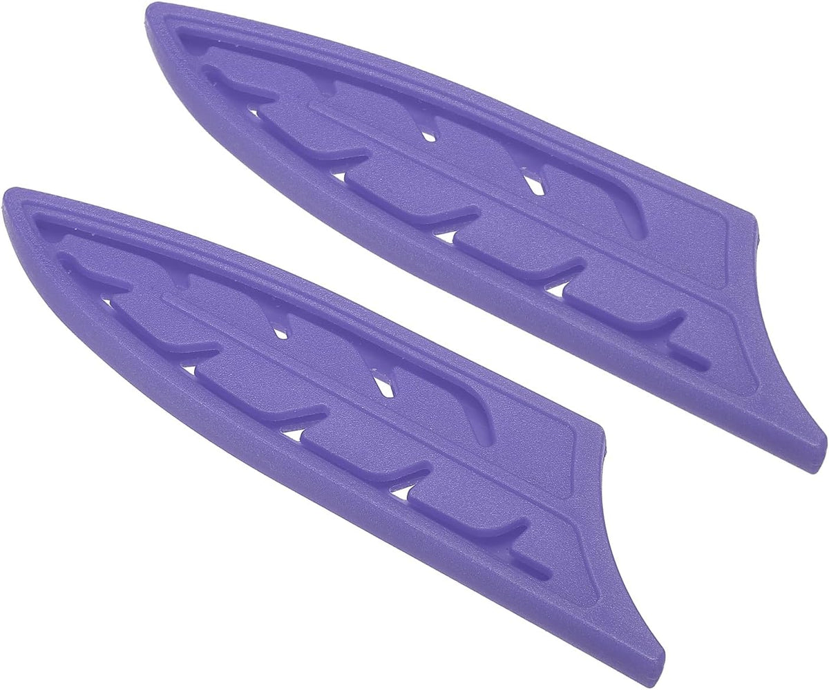 Plastic Safety Knife Cover Sleeves for 3" Paring Knife, 2 Pack Knives Edge Guard Blade Protector Universal Knife Sheath for Kitchen, Red