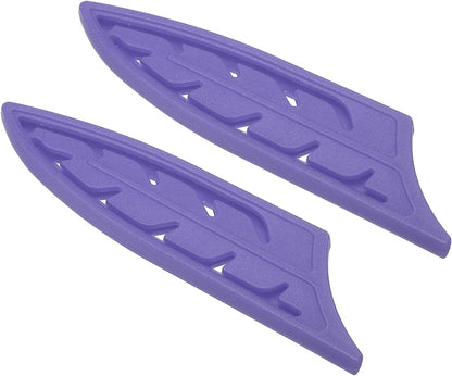 Plastic Safety Knife Cover Sleeves for 3" Paring Knife, 2 Pack Knives Edge Guard Blade Protector Universal Knife Sheath for Kitchen, Red