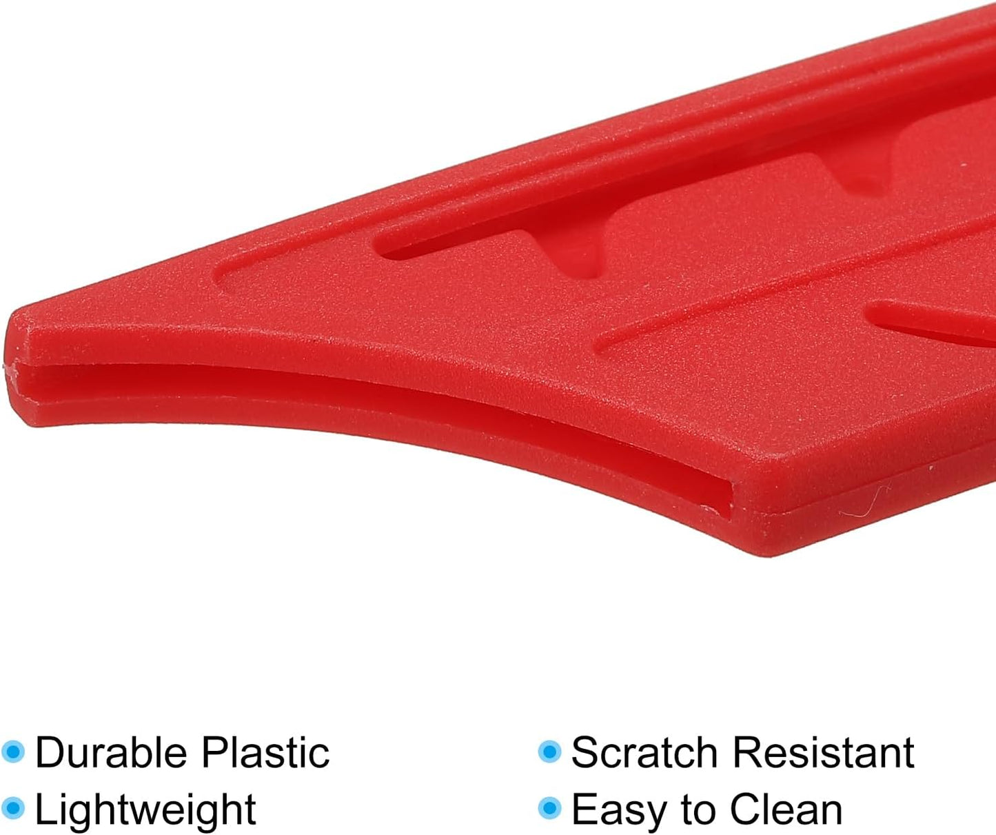 Plastic Safety Knife Cover Sleeves for 3" Paring Knife, 2 Pack Knives Edge Guard Blade Protector Universal Knife Sheath for Kitchen, Red