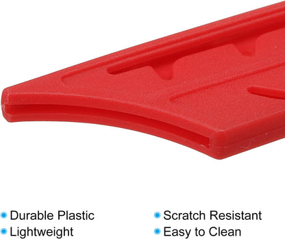 Plastic Safety Knife Cover Sleeves for 3" Paring Knife, 2 Pack Knives Edge Guard Blade Protector Universal Knife Sheath for Kitchen, Red