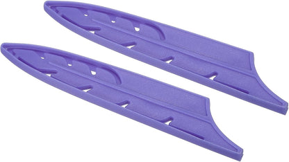 Plastic Safety Knife Cover Sleeves for 3" Paring Knife, 2 Pack Knives Edge Guard Blade Protector Universal Knife Sheath for Kitchen, Red