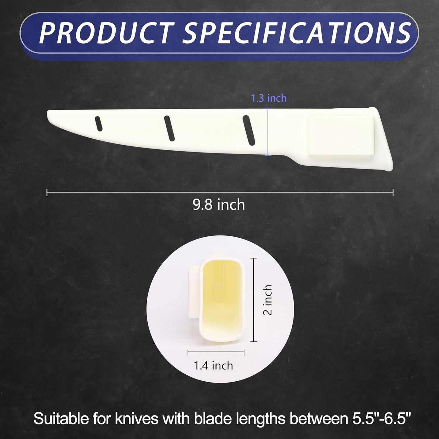 7" Fillet Knife, Semi-Flexible High Carbon Steel for Fish W/Sheath | Non-slip handle, secure grip, High carbon steel stays sharp, For fish, meat, poultry w/sheath, Great for kitchen & outdoor.