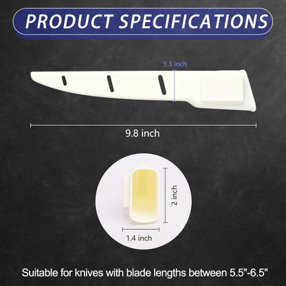 7" Fillet Knife, Semi-Flexible High Carbon Steel for Fish W/Sheath | Non-slip handle, secure grip, High carbon steel stays sharp, For fish, meat, poultry w/sheath, Great for kitchen & outdoor.