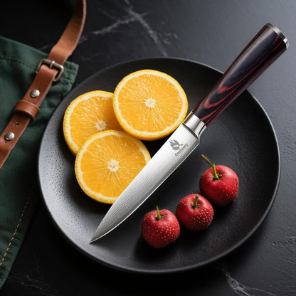 Nakiri Knife 7" Professional Meat Cleaver & Vegetable Knife | High Carbon Stainless Steel Blade, Ergonomic Handle, Razor Sharp, Vegetable Chopping