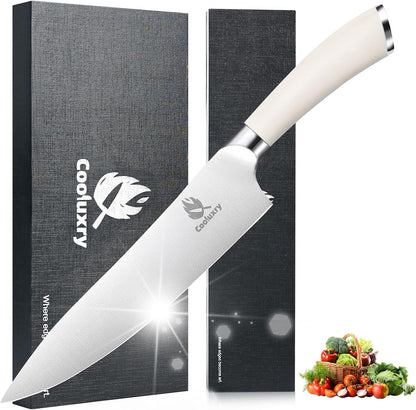 Nakiri Knife 7" Professional Meat Cleaver & Vegetable Knife | High Carbon Stainless Steel Blade, Ergonomic Handle, Razor Sharp, Vegetable Chopping