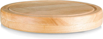 PICNIC TIME NCAA Circo Cheese Board and Knife Set - Charcuterie Board Set - Wood Cutting Board - Colors A