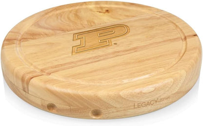 PICNIC TIME NCAA Circo Cheese Board and Knife Set - Charcuterie Board Set - Wood Cutting Board - Colors A