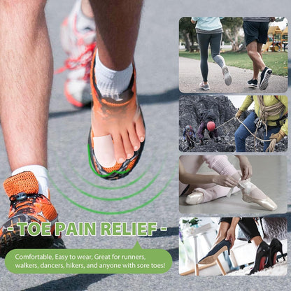Silicone Toe Protectors - 12 Pack Gel Toe Sleeves Toe Protectors - Toe Caps with Aloe Vera Essential Oils - Toe Cushions for Pain Relief, Toe Protection for Corns, Calluses (8L + 4S)