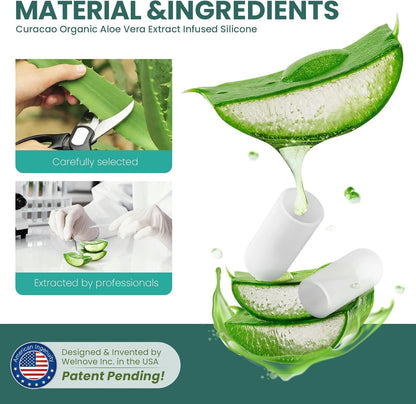 Silicone Toe Protectors - 12 Pack Gel Toe Sleeves Toe Protectors - Toe Caps with Aloe Vera Essential Oils - Toe Cushions for Pain Relief, Toe Protection for Corns, Calluses (8L + 4S)