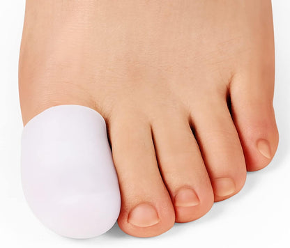 Silicone Toe Protectors - 12 Pack Gel Toe Sleeves Toe Protectors - Toe Caps with Aloe Vera Essential Oils - Toe Cushions for Pain Relief, Toe Protection for Corns, Calluses (8L + 4S)