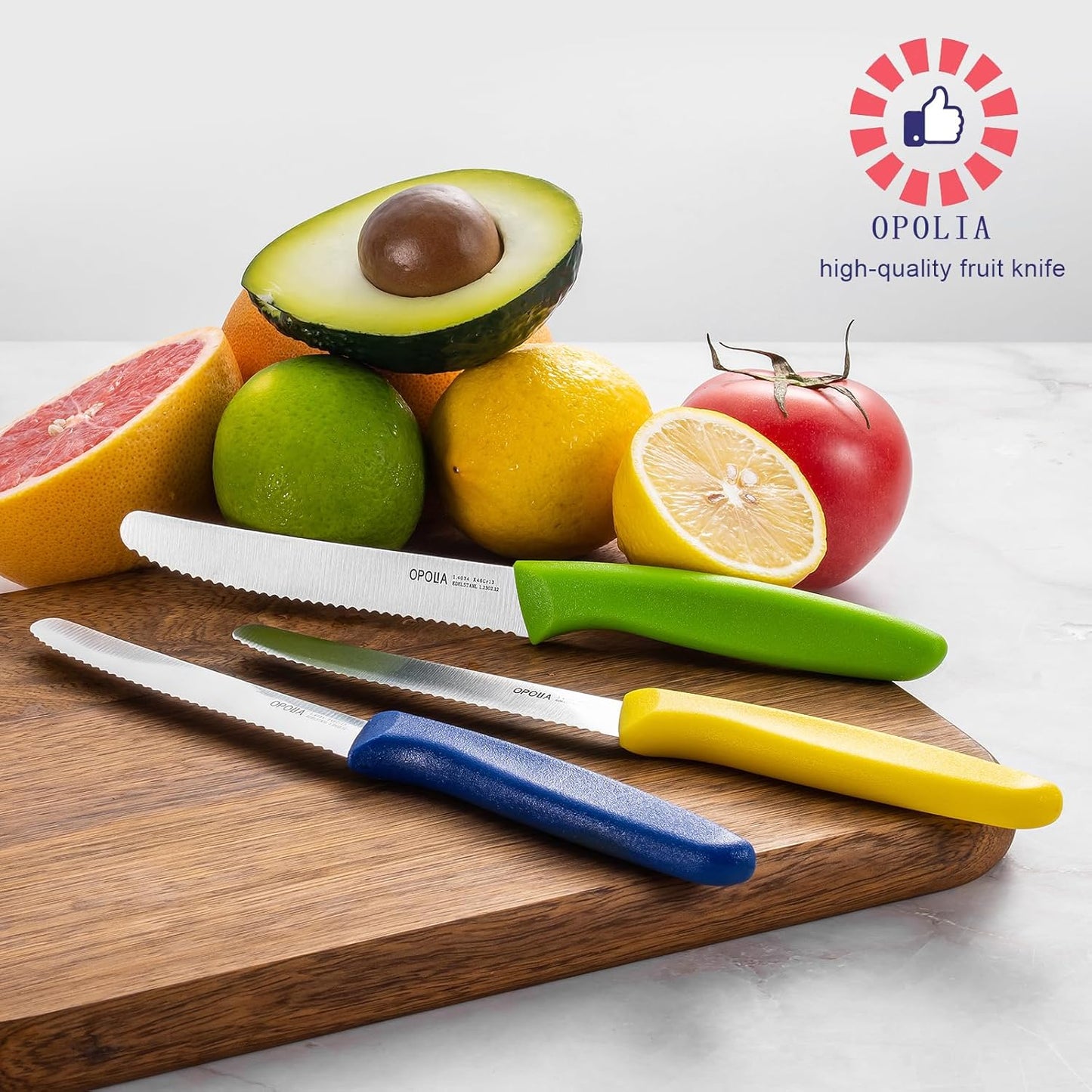 Steak Knives,Sharp Serrated Kitchen Knives,6 Pieces Black Bread Knife,Multi-purpose Kitchen Knife,High-Carbon Stainless Steel Tamato Knives Set,Ergonomic Handle,Dishwasher Safe