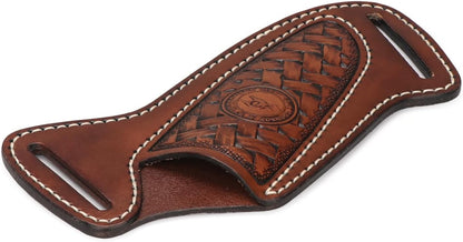 Leather Fixed Blade Knife Sheath Right Cross Draw Belt EDC Knives Holder