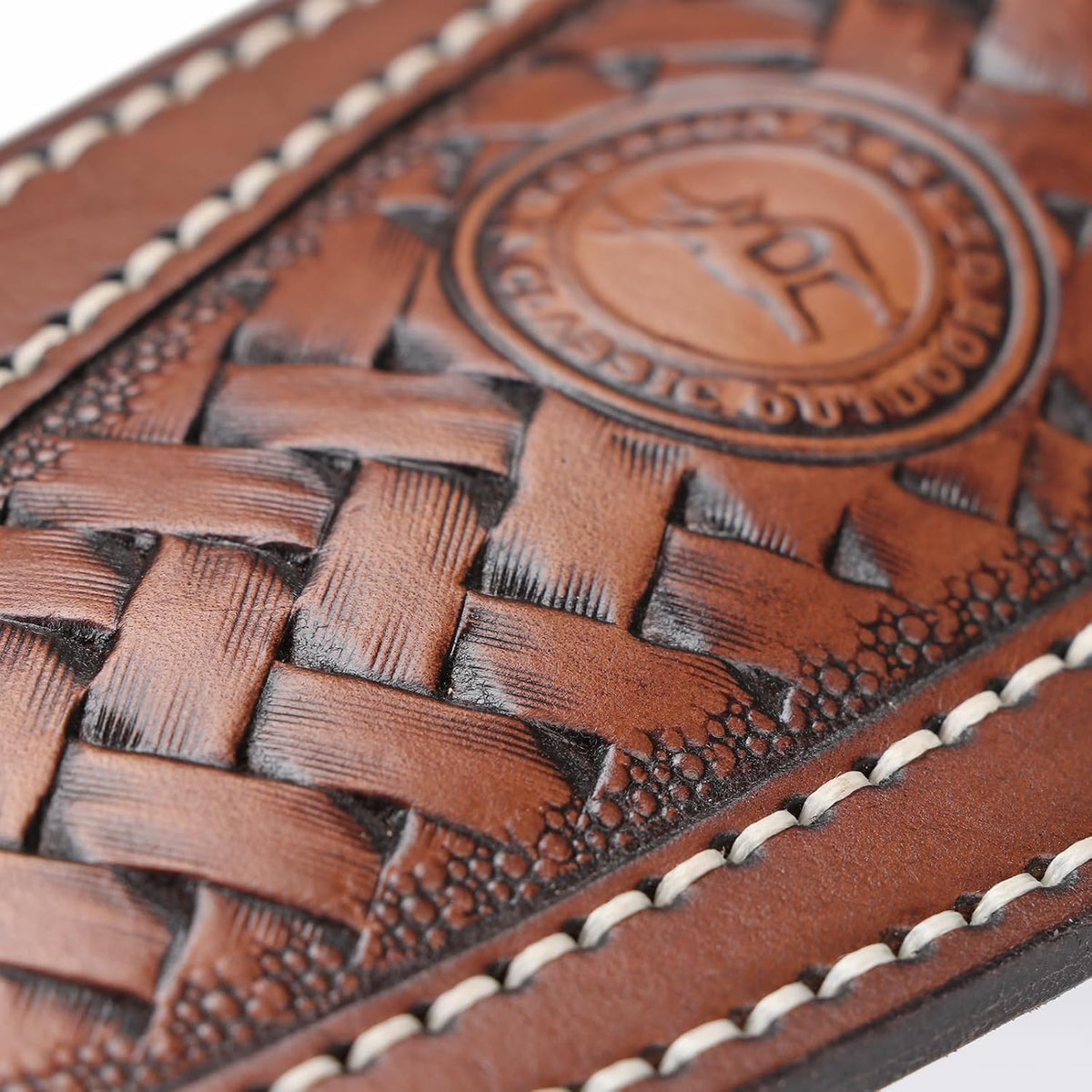 Leather Fixed Blade Knife Sheath Right Cross Draw Belt EDC Knives Holder