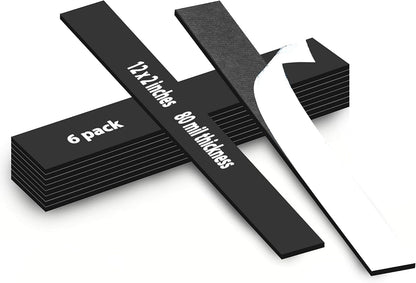 Magnetic Tape with Adhesive Backing 1/4 inch Wide - Thick 60 mil Magnet Tape Roll to Make Sticky Magnet Strips, Strong Squares, Dots, Flexible Sheets, Cutting Own Fridge Magnets, Crafts