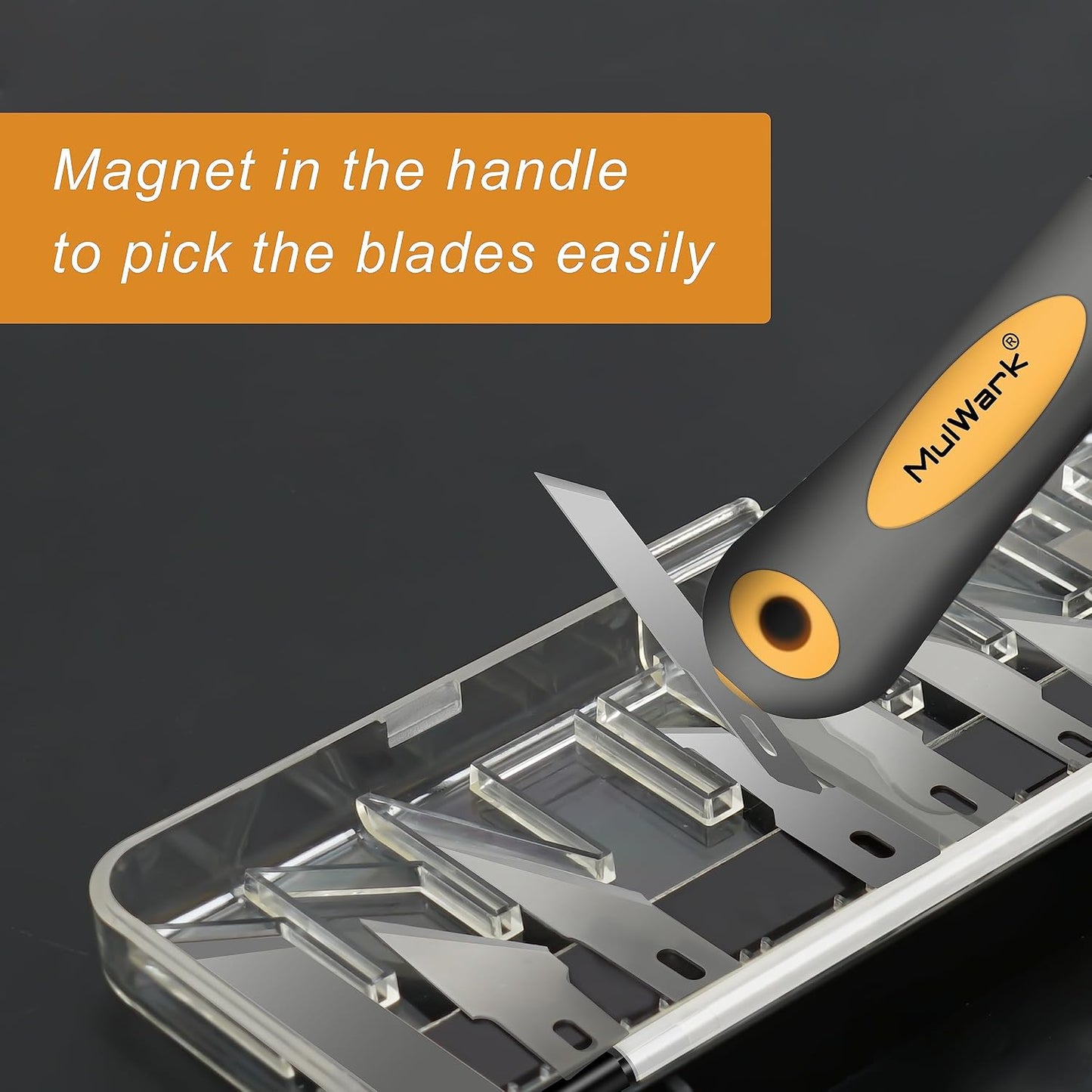 Exacto Knife Set | Craft Knife Kit | 16pc Precision Craft Hobby Kit with Razor Sharp Knives for Wood, Crafting, Leather, Scrapbooking & Modeling