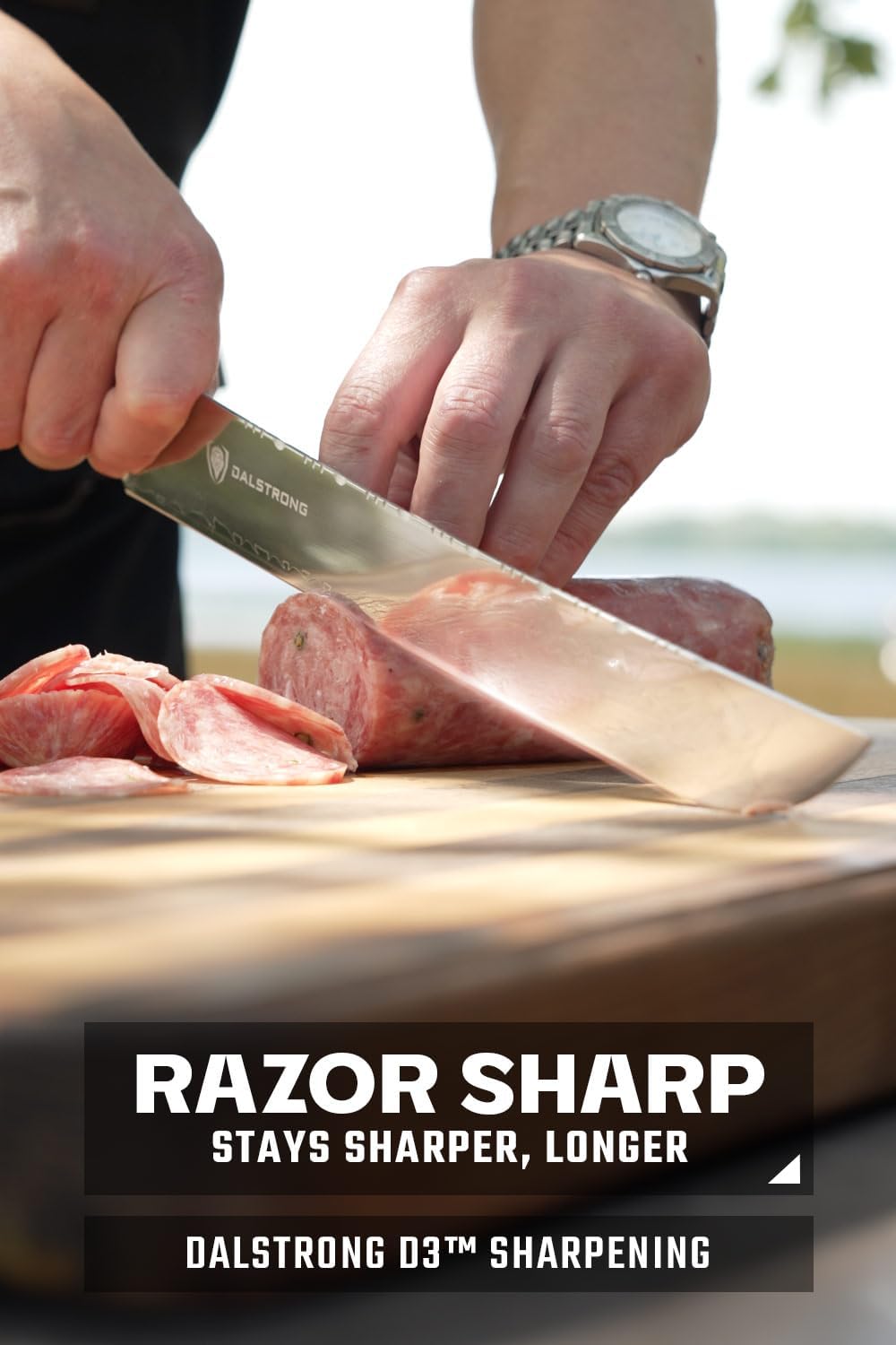 12" Slicing Knife - 9CR18MOV HC Steel