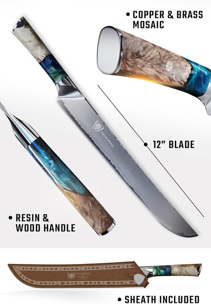12" Slicing Knife - 9CR18MOV HC Steel