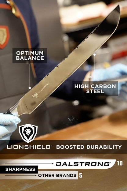 12" Slicing Knife - 9CR18MOV HC Steel
