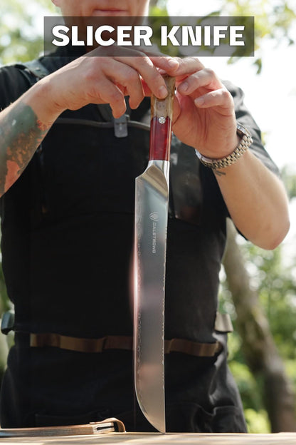 12" Slicing Knife - 9CR18MOV HC Steel