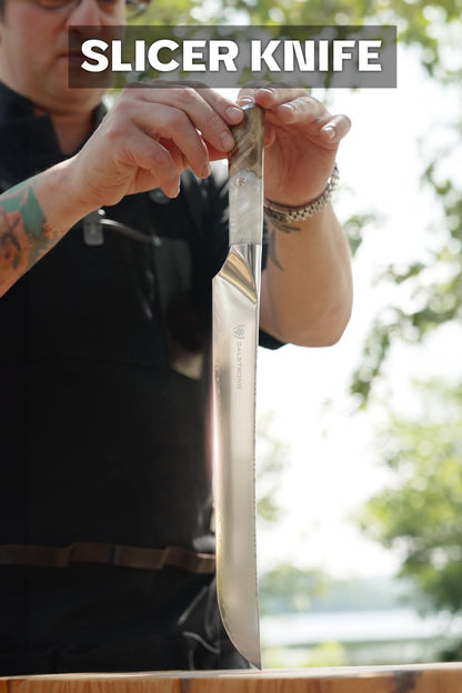 12" Slicing Knife - 9CR18MOV HC Steel