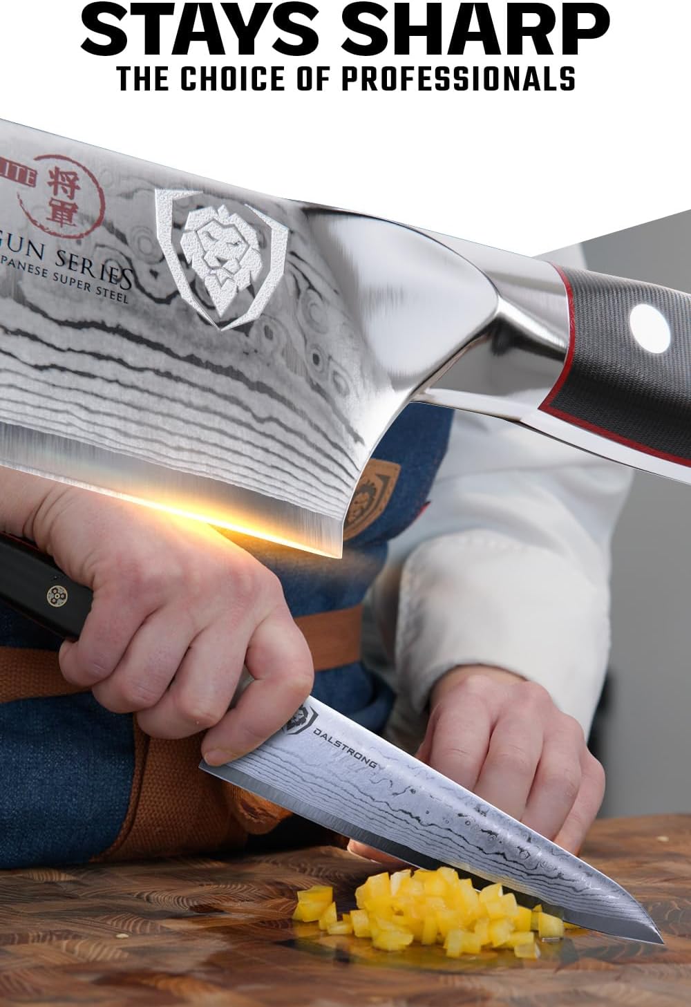 7" Chef Knife - AUS-10V Damascus