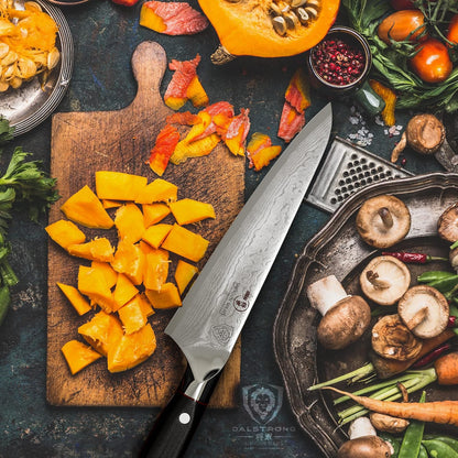 7" Chef Knife - AUS-10V Damascus