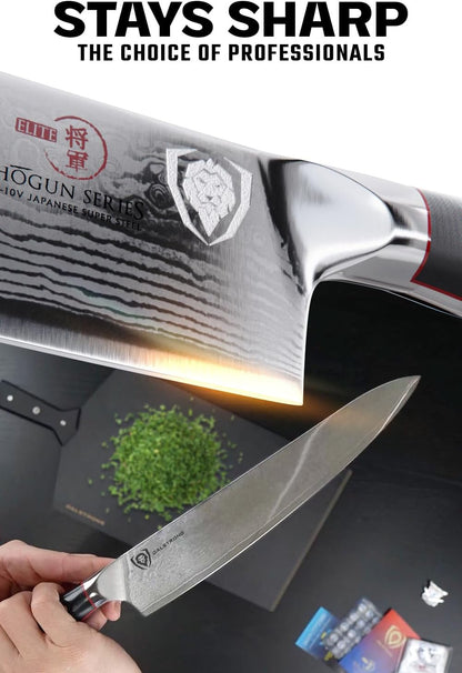 7" Chef Knife - AUS-10V Damascus
