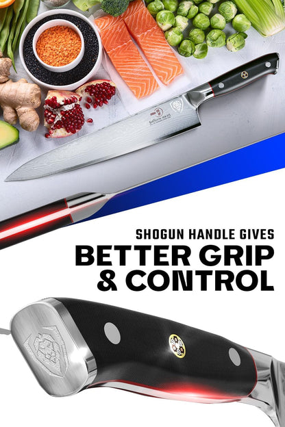7" Chef Knife - AUS-10V Damascus