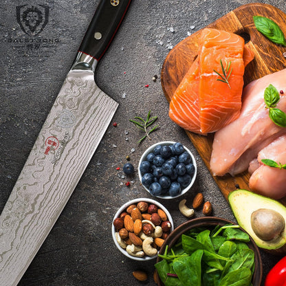 7" Chef Knife - AUS-10V Damascus