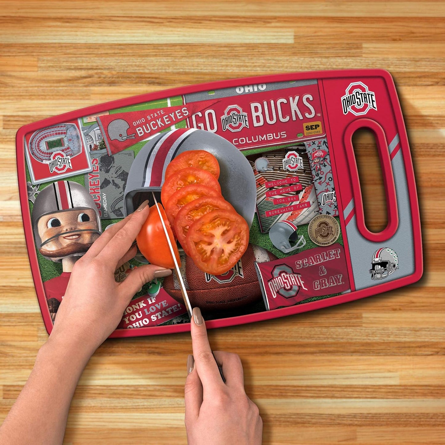 NCAA Retro Series Cutting Board - Colors A