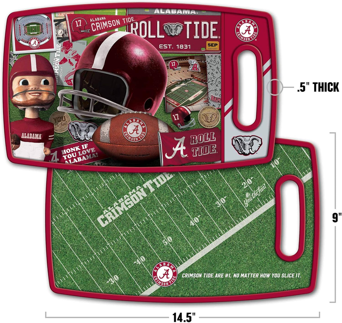 NCAA Retro Series Cutting Board - Colors A