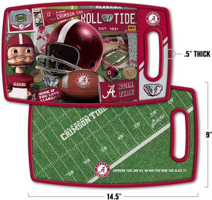 NCAA Retro Series Cutting Board - Colors A