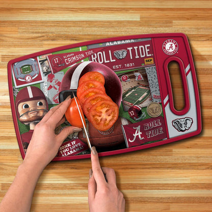 NCAA Retro Series Cutting Board - Colors A