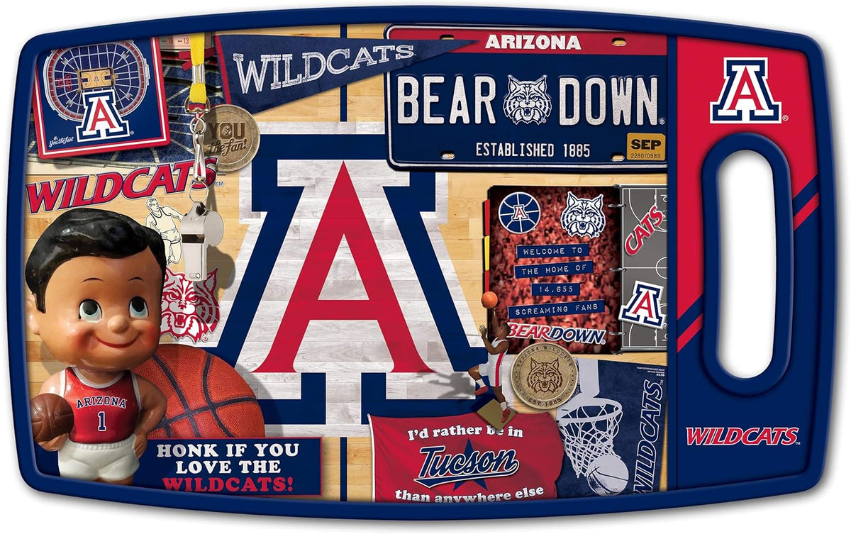 NCAA Retro Series Cutting Board - Colors A