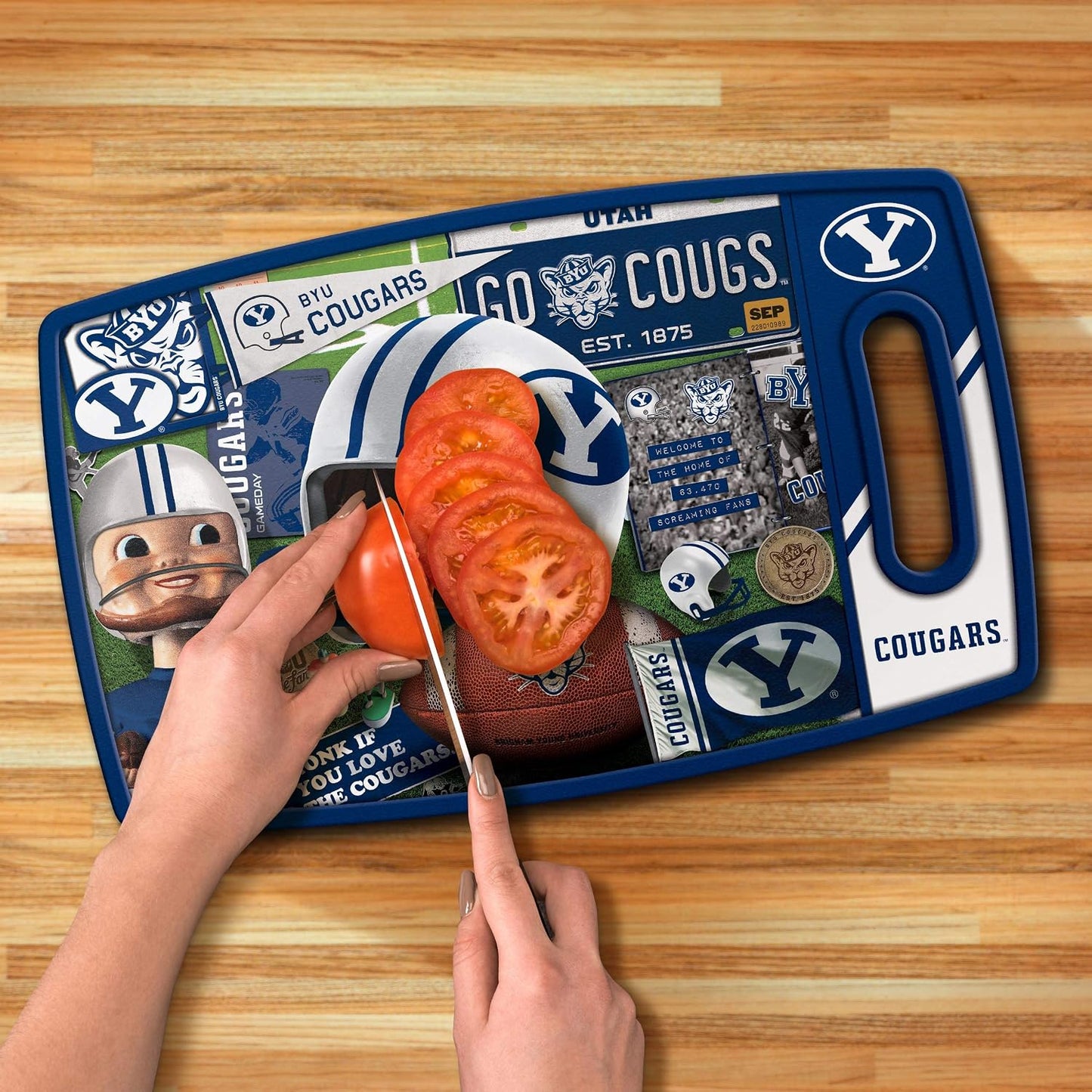 NCAA Retro Series Cutting Board - Colors A