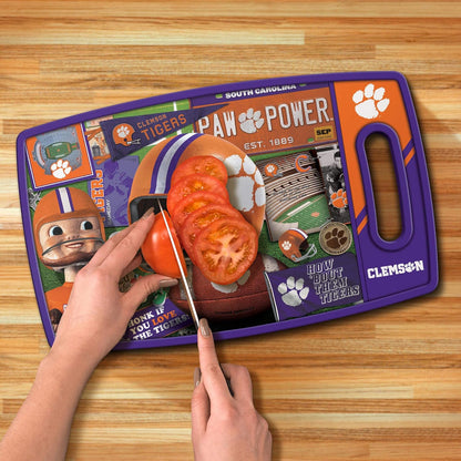 NCAA Retro Series Cutting Board - Colors A