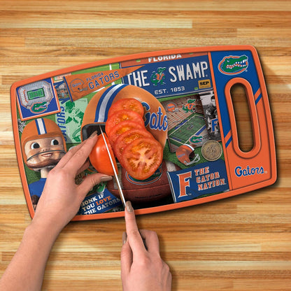 NCAA Retro Series Cutting Board - Colors A