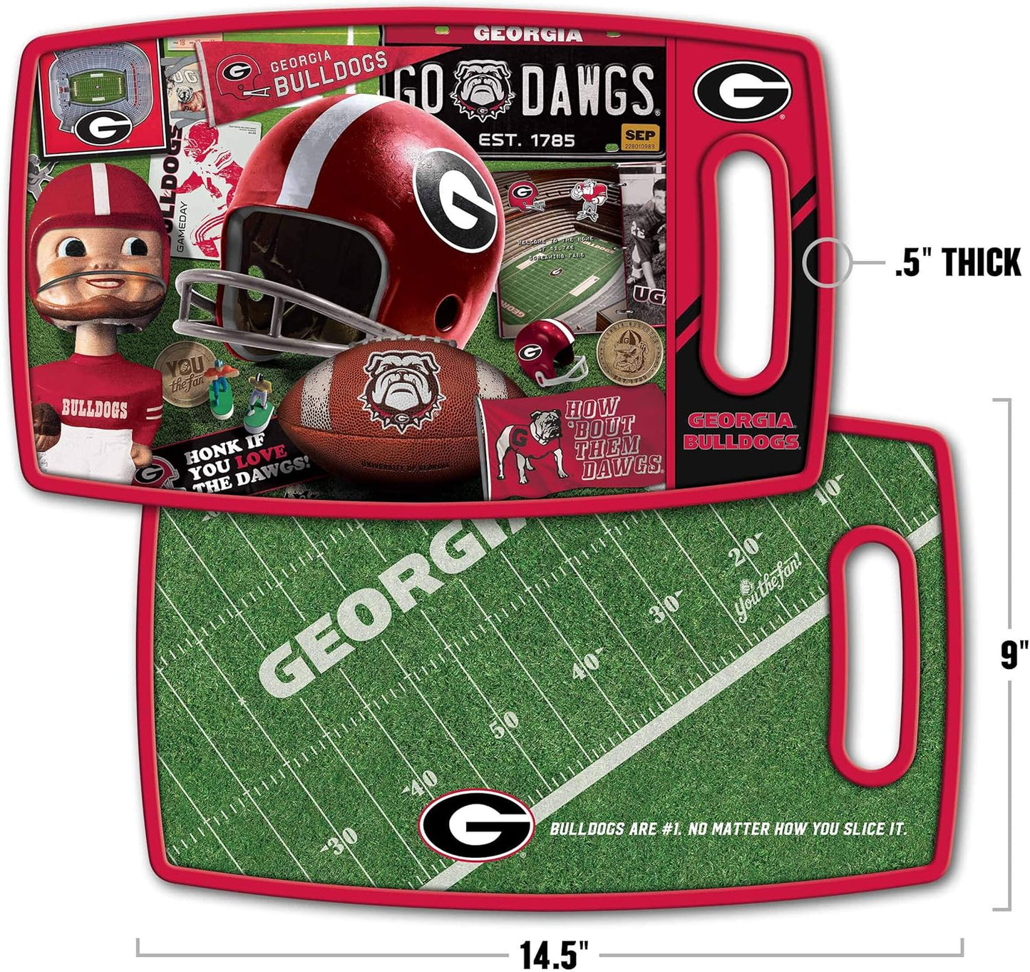 NCAA Retro Series Cutting Board - Colors A