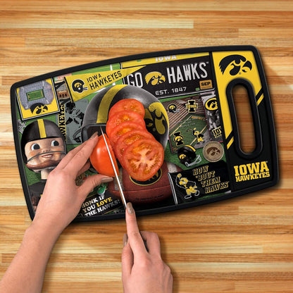 NCAA Retro Series Cutting Board - Colors A