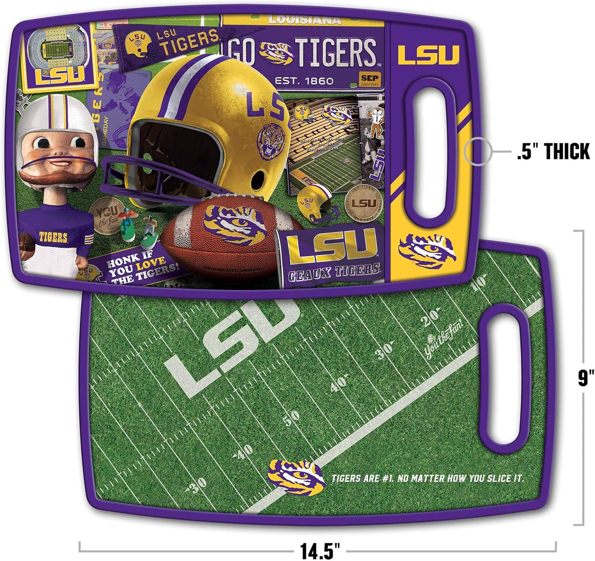 NCAA Retro Series Cutting Board - Colors A