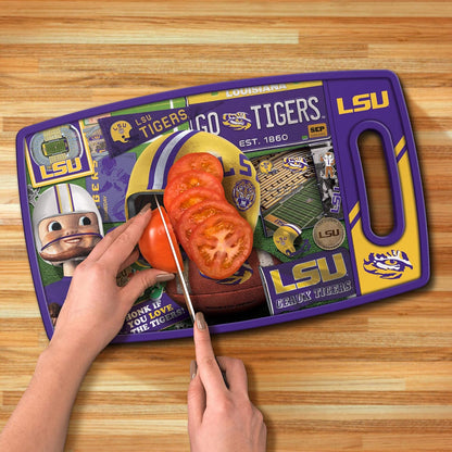NCAA Retro Series Cutting Board - Colors A