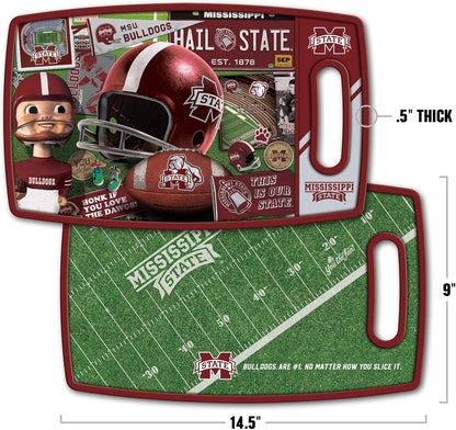 NCAA Retro Series Cutting Board - Colors A